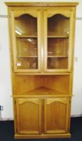 LOVELY CORNER HUTCH -DISPLAY & STORAGE