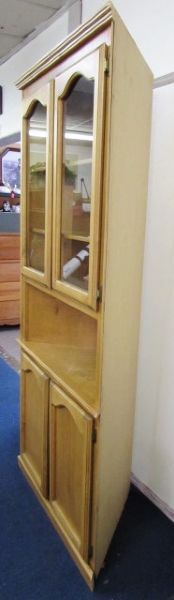 LOVELY CORNER HUTCH -DISPLAY & STORAGE