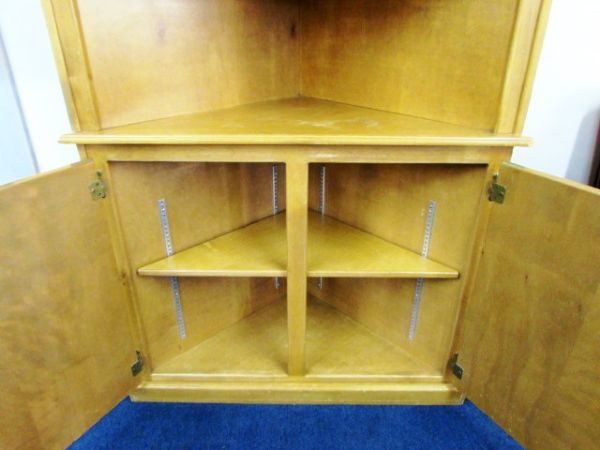 LOVELY CORNER HUTCH -DISPLAY & STORAGE