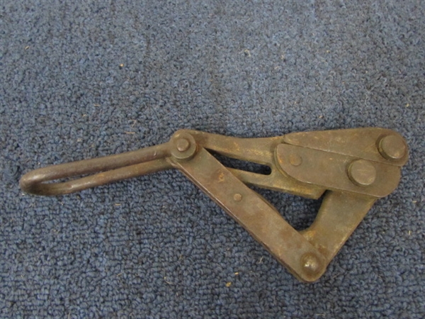 BLOCK & TACKLE, PULLY & CABLE PULLER