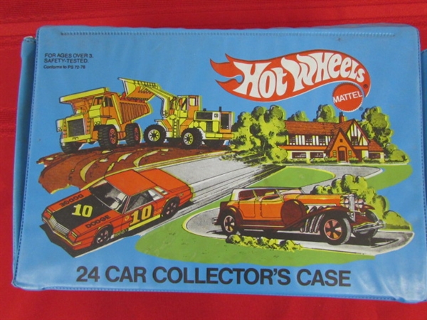 HOT WHEELS CORVETTE, CAMARO'S, TRANS AM'S, TRUCKS & CARRYING CASES