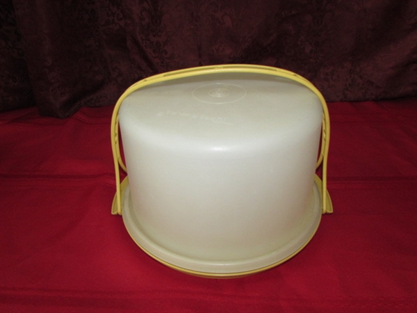 NEVER-BEEN-USED SILICONE BAKEWARE PLUS A  MIXER, ROLLING PIN & CAKE SAVER