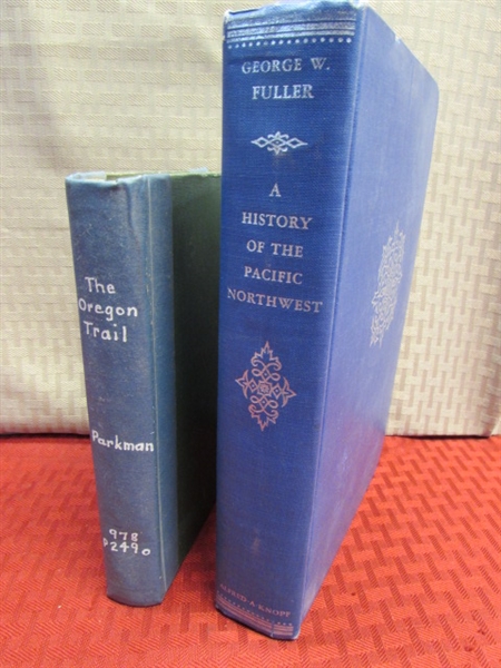 WONDERFUL ANTIQUE & VINTAGE BOOKS - 1906 EDITION OF HUNTERS & TRAPPERS GUIDE, HISTORY OF THE PACIFIC NORTHWEST & MORE