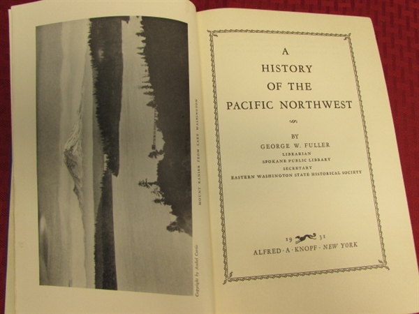 WONDERFUL ANTIQUE & VINTAGE BOOKS - 1906 EDITION OF HUNTERS & TRAPPERS GUIDE, HISTORY OF THE PACIFIC NORTHWEST & MORE