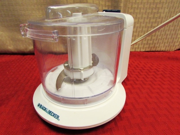 NEW IN BOX!  BLACK & DECKER BREW 'N GO COFFEEMAKER, SALTON YOGURT MAKER & B&D CHOPPER