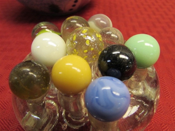 MARBLES!  BANANA'S, CLEARIES, CAT'S EYE, YELLOW STARDUST & MORE