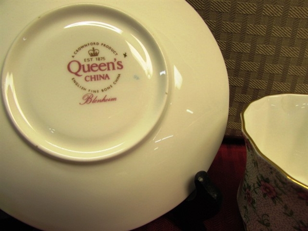 TEA TIME - BEAUTIFUL  TEAPOT, VINTAGE TEACUP & SAUCER & NIB SILVERPLATE SPREADERS & MINI SPOONS 