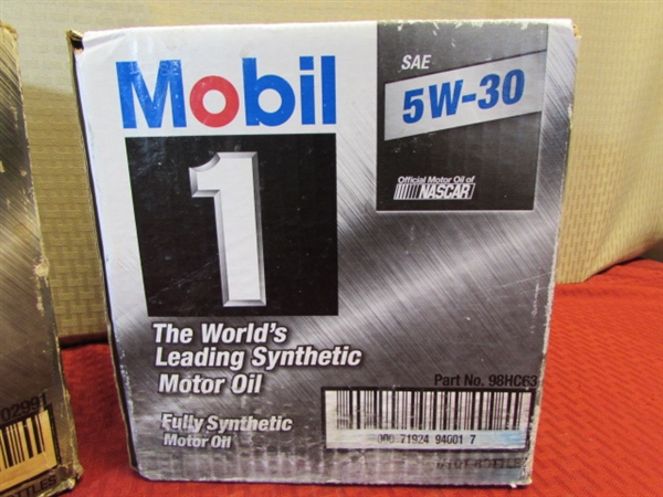 FULL CASE OF MOBIL 1 5W-30 MOTOR OIL