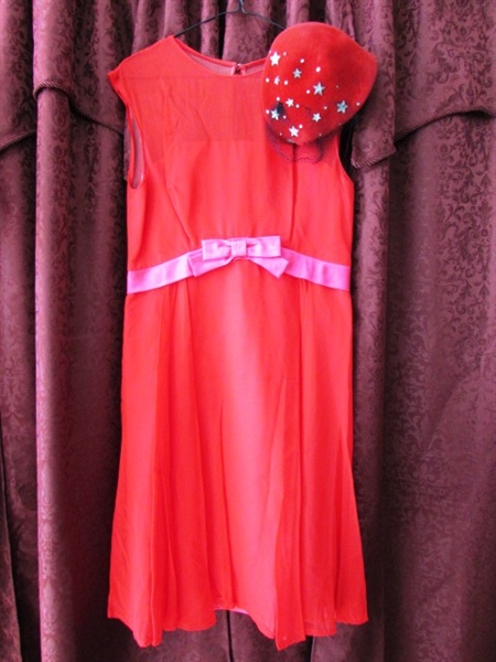 A DRESS FOR EVERY OCCASION - 10 BEAUTIFUL VINTAGE DRESSES, A NIGHTY & HAT