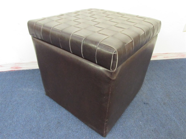 NICE OTTOMAN STORAGE CUBE 