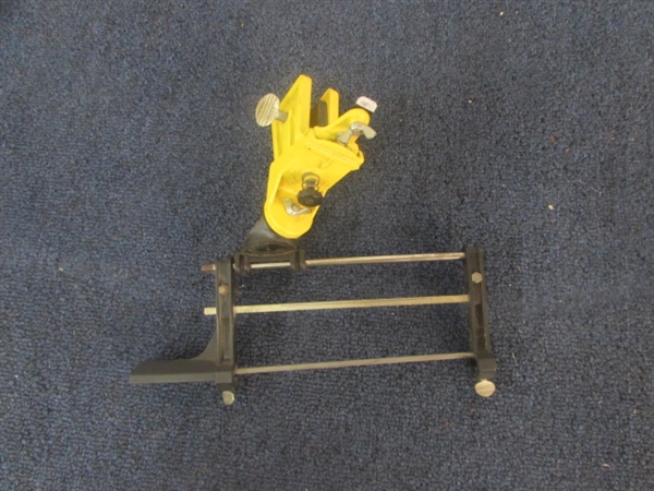 VERY NICE HOMELITE 16 CHAINSAW WITH CHAIN SHARPENER