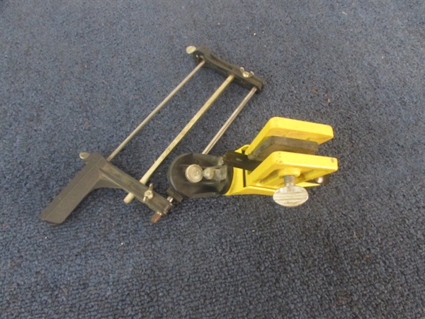 VERY NICE HOMELITE 16 CHAINSAW WITH CHAIN SHARPENER