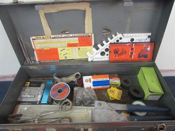 CRAFTSMAN 7 DRAWER TOOLBOX WITH WRENCHES, DRILL BITS, PUNCHES, SCREWDRIVERS & MORE