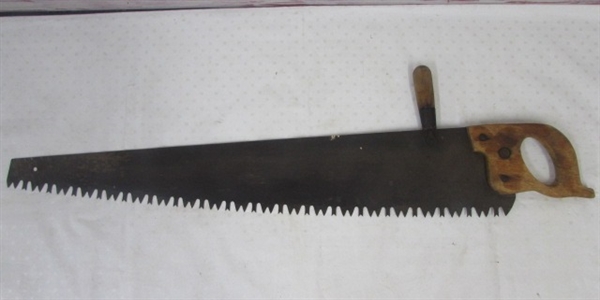 VINTAGE 3 FOOT LONG WARRANTED SUPERIOR SAW