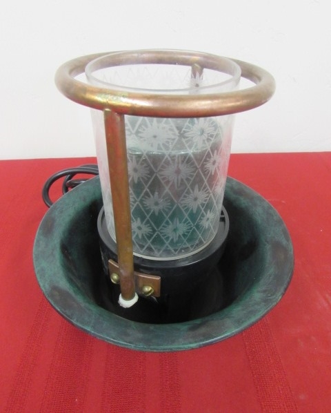 BEAUTIFUL UNUSED CANDLE HOLDER WATER FOUNTAIN