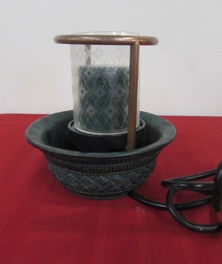 BEAUTIFUL UNUSED CANDLE HOLDER WATER FOUNTAIN