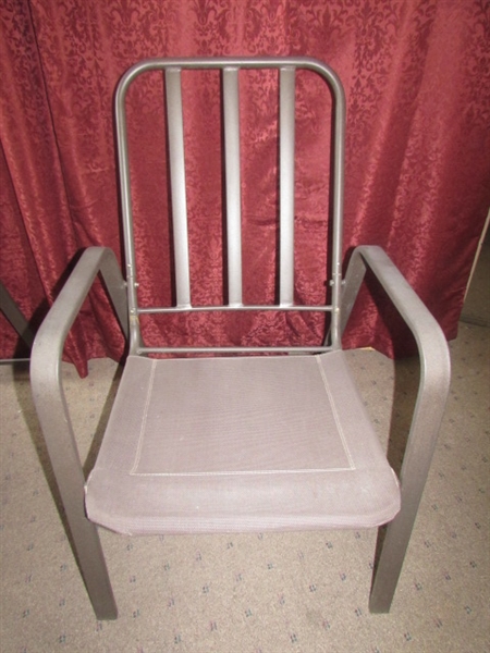 ANOTHER SET OF 2 COMFORTABLE PATIO CHAIRS