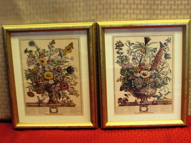 Lot Detail - BEAUTIFUL COMPLETE SET OF 12 ROBERT FURBER FLOWERS OF THE