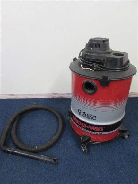 TEN GALLON METAL  SHOP VAC