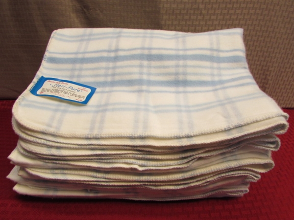 VINTAGE NEW SO SOFT BABY/RECEIVING BLANKETS FOR YOUR BABY'S COMFORT