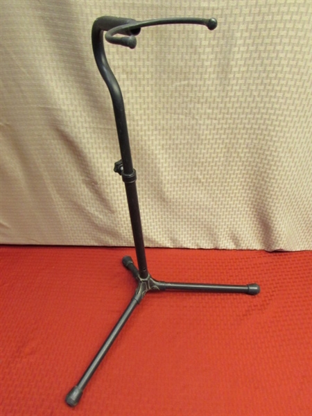 VERY STURDY, ADJUSTABLE GUITAR STAND 