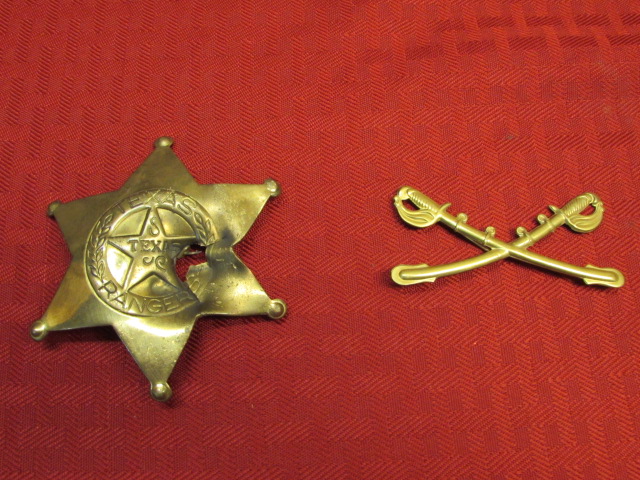 Brass Texas Ranger Badge