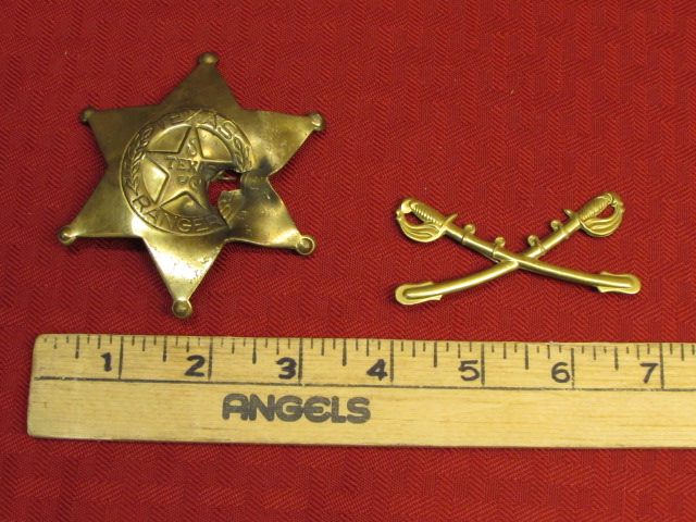 Brass Texas Ranger Badge