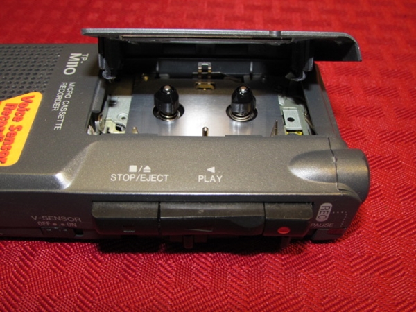 AIWA MICRO CASSETTE RECORDER WITH BLANK CASSETTE TAPES 