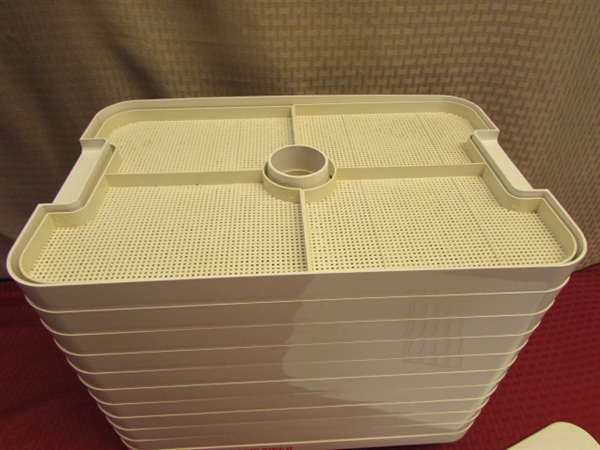 MAKE YOUR OWN HEALTHY SNACKS!  MAGIC AIR II FOOD DEHYDRATOR 