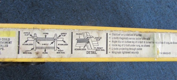 UNIVERSAL LADDER STABILIZER WITH 10 STANDOFF