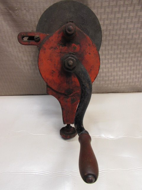 Sold at Auction: Antique Hand Crank Grinder