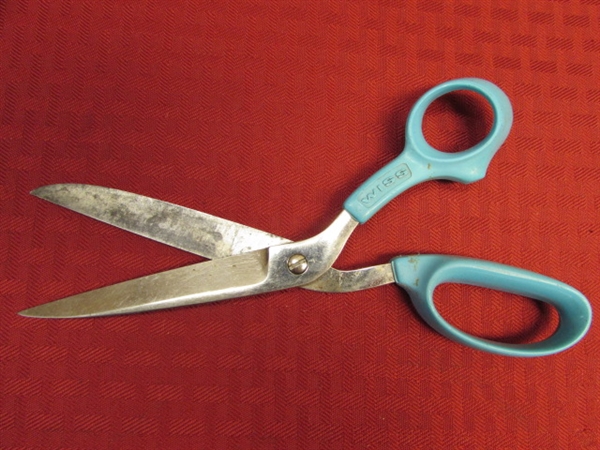 CUT IT OUT!  THIRTEEN SCISSORS - WISS, LENNOX, FORGED STEEL & MORE