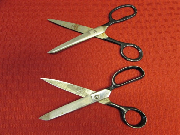 CUT IT OUT!  THIRTEEN SCISSORS - WISS, LENNOX, FORGED STEEL & MORE