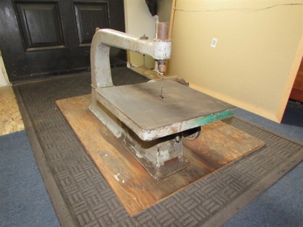 SERIOUSLY BIG BENCH SCROLL SAW 