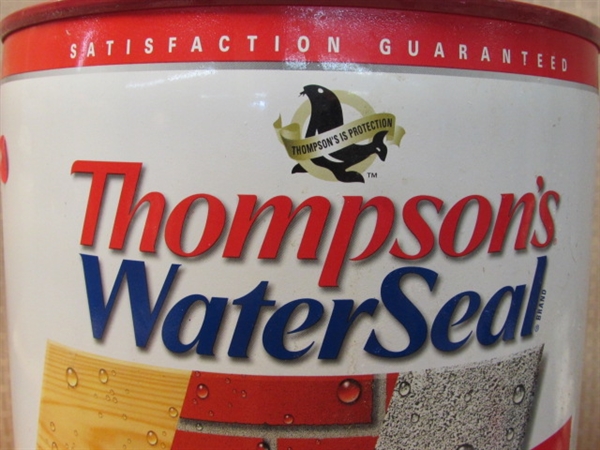 PARTIAL 5 GALLON CAN THOMPSON'S WATERSEAL