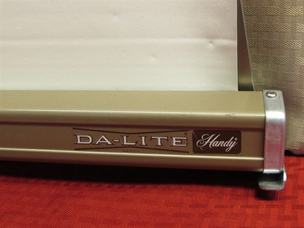 VINTAGE HANDY DA-LITE PROJECTOR SCREEN