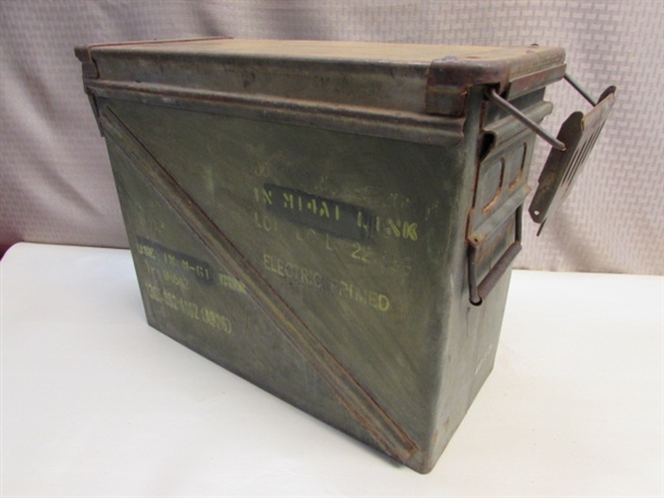 VIETNAM ERA METAL AMMO BOX