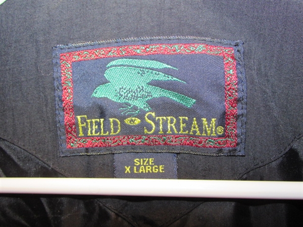 WARM & WATERPROOF & JUST IN TIME!  NICE MEN'S FIELD & STREAM JACKET