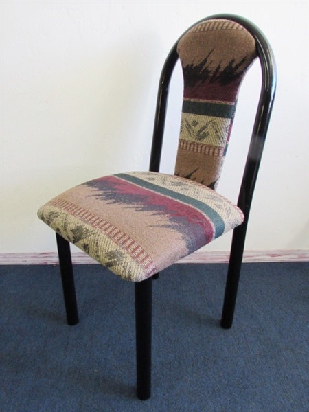 SIDE CHAIR WITH UPHOLSTERED SEAT & BACKREST  