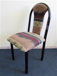 SIDE CHAIR WITH UPHOLSTERED SEAT & BACKREST  