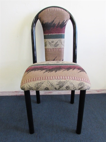 SIDE CHAIR WITH UPHOLSTERED SEAT & BACKREST  