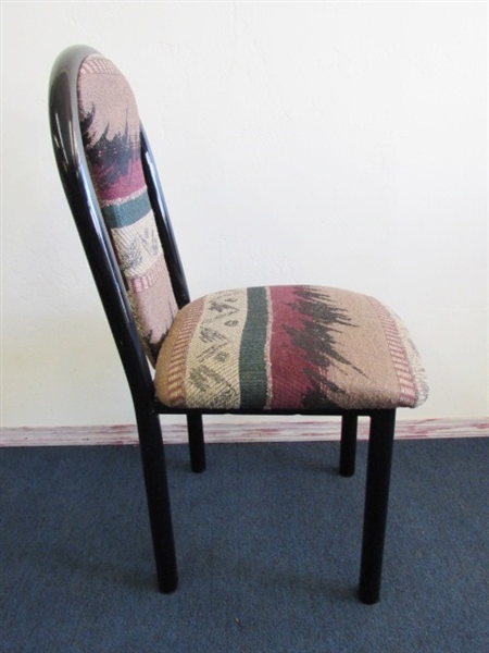 SIDE CHAIR WITH UPHOLSTERED SEAT & BACKREST  