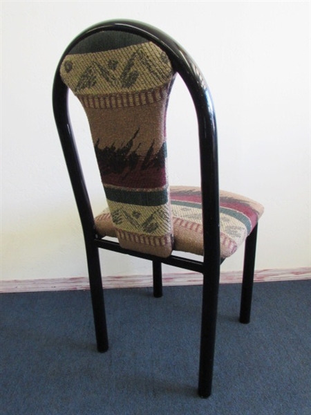 SIDE CHAIR WITH UPHOLSTERED SEAT & BACKREST  