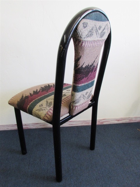 SIDE CHAIR WITH UPHOLSTERED SEAT & BACKREST  