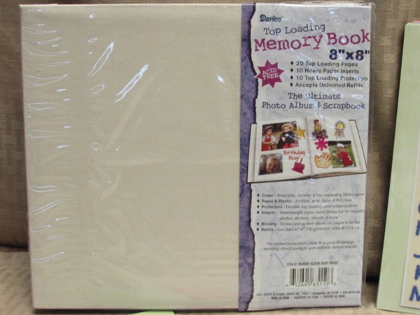 KEEP FOR YOURSELF OR GIVE AS A GIFT!  NIB TALKING SCRAPBOOK, MEMORY BOOK & STENCIL KIT