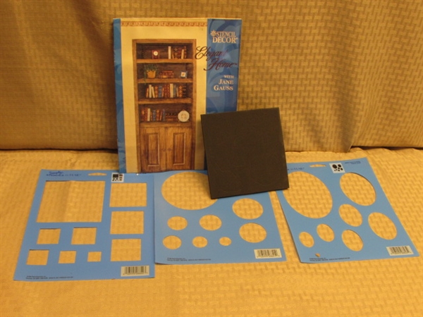 KEEP FOR YOURSELF OR GIVE AS A GIFT!  NIB TALKING SCRAPBOOK, MEMORY BOOK & STENCIL KIT