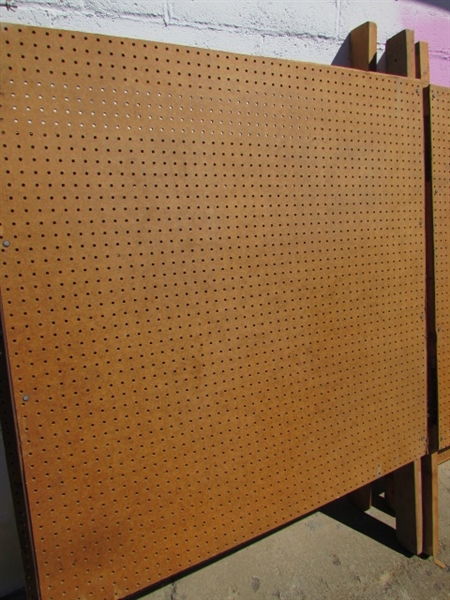 4' X 4' PEG BOARD DISPLAY FOR ART, CRAFTS, TOOL STORAGE OR ? ? ? #2