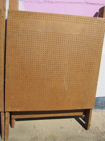 4' X 4' PEG BOARD DISPLAY FOR ART, CRAFTS, TOOL STORAGE OR ? ? ? #2