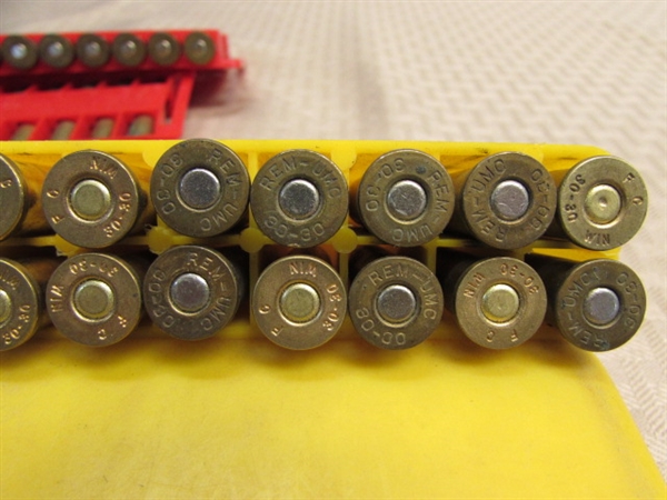 AMMUNITION:  30-30 RIFLE CARTRIDGES