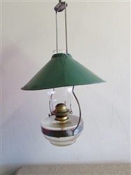 VICTORIAN STYLE HANGING OIL CABIN LAMP